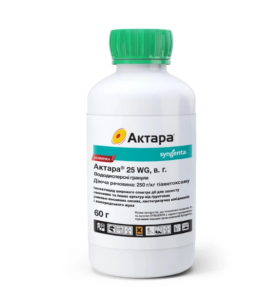 Інсектицид Актара, 60г, Syngenta (Сінгента)