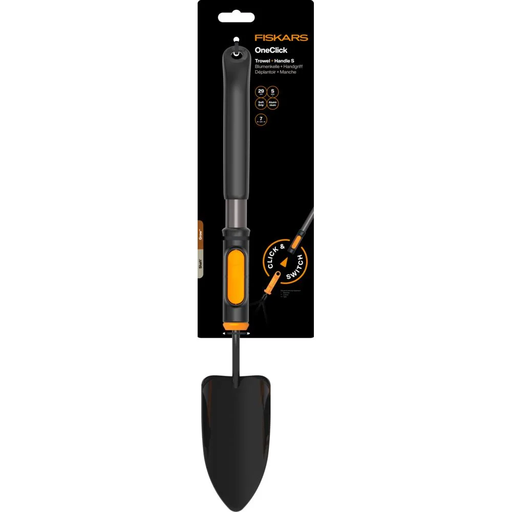 Совок посадковий Fiskars OneClick + ручка S,1080722 