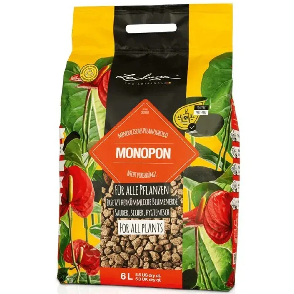 Субстрат Lechuza Mono Pon монокомпонентний, 6л, 19549 1