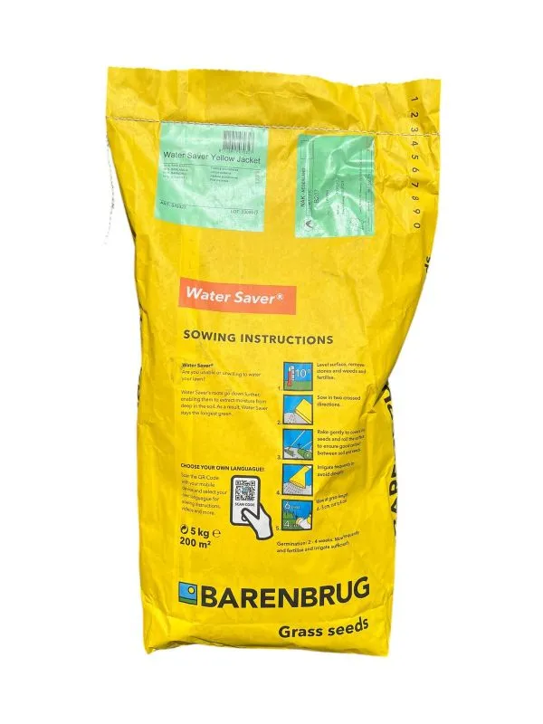 Газонна трава вологозберігаюча Water Saver Barenbrug (Баренбруг), 15кг 2