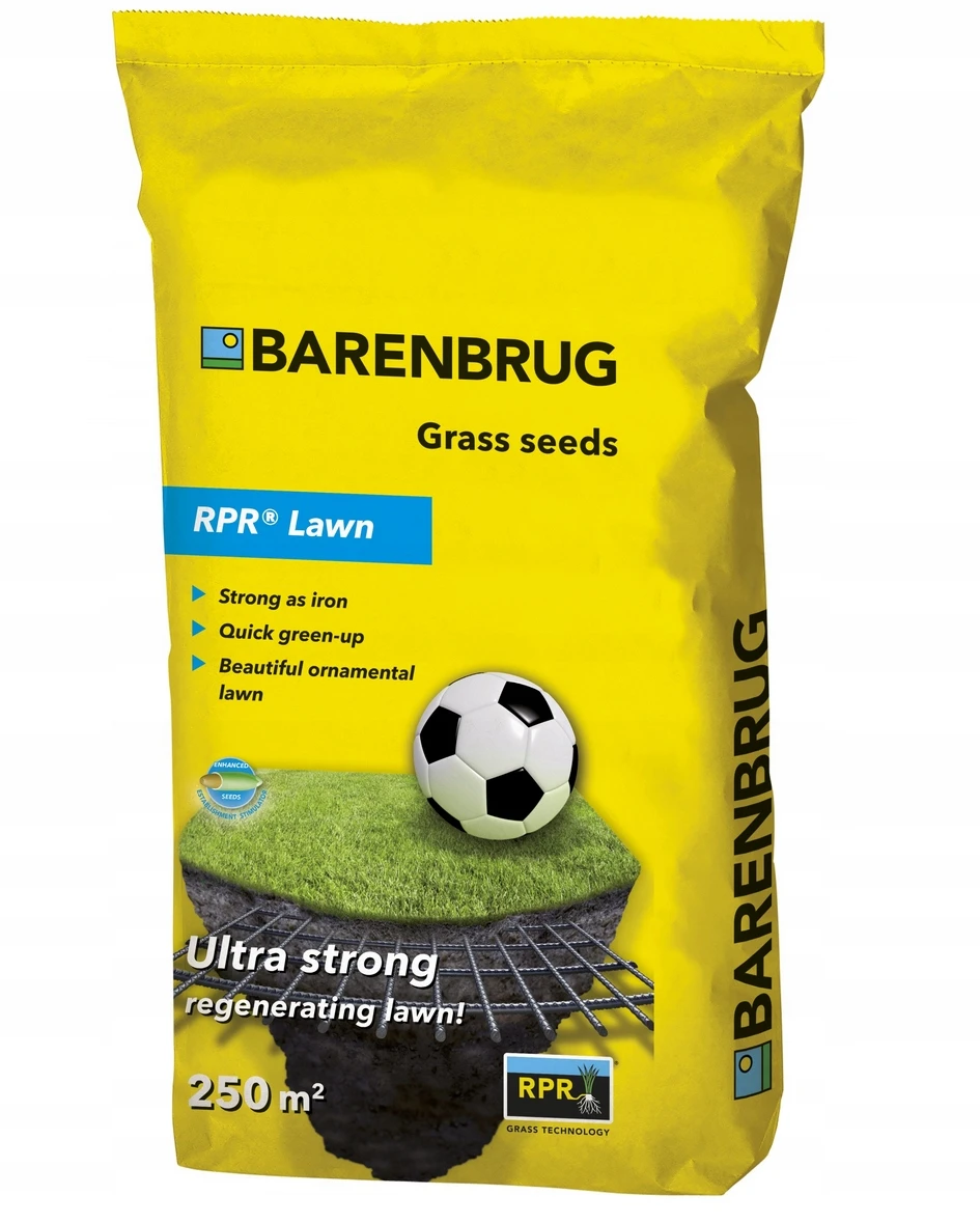 Газонна трава спортивна BarPower RPR, Barenbrug (Баренбруг), 15 кг