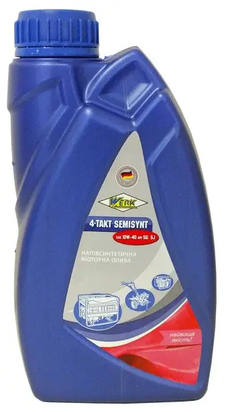 Масло моторне 4-TAKT, SEMISYNT SAE 10W-40, 1л, WERK 85159 2