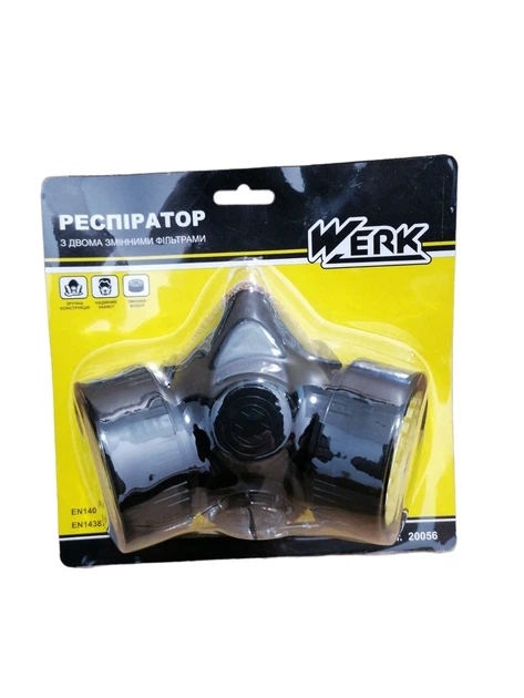 Респіратор із двома картриджами TM Werk, 118764 3
