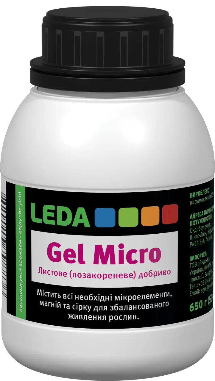Комплексне добриво Гель-Micro, 500 мл , Leda Agro