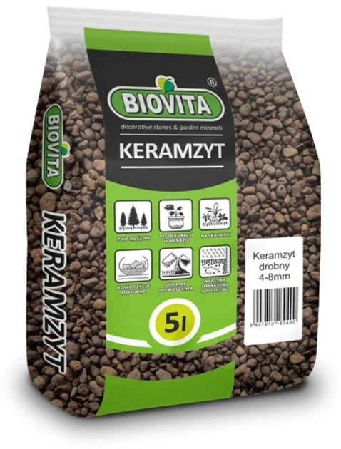 Керамзит Biovita дрібний 4-8мм 5л,60400 1