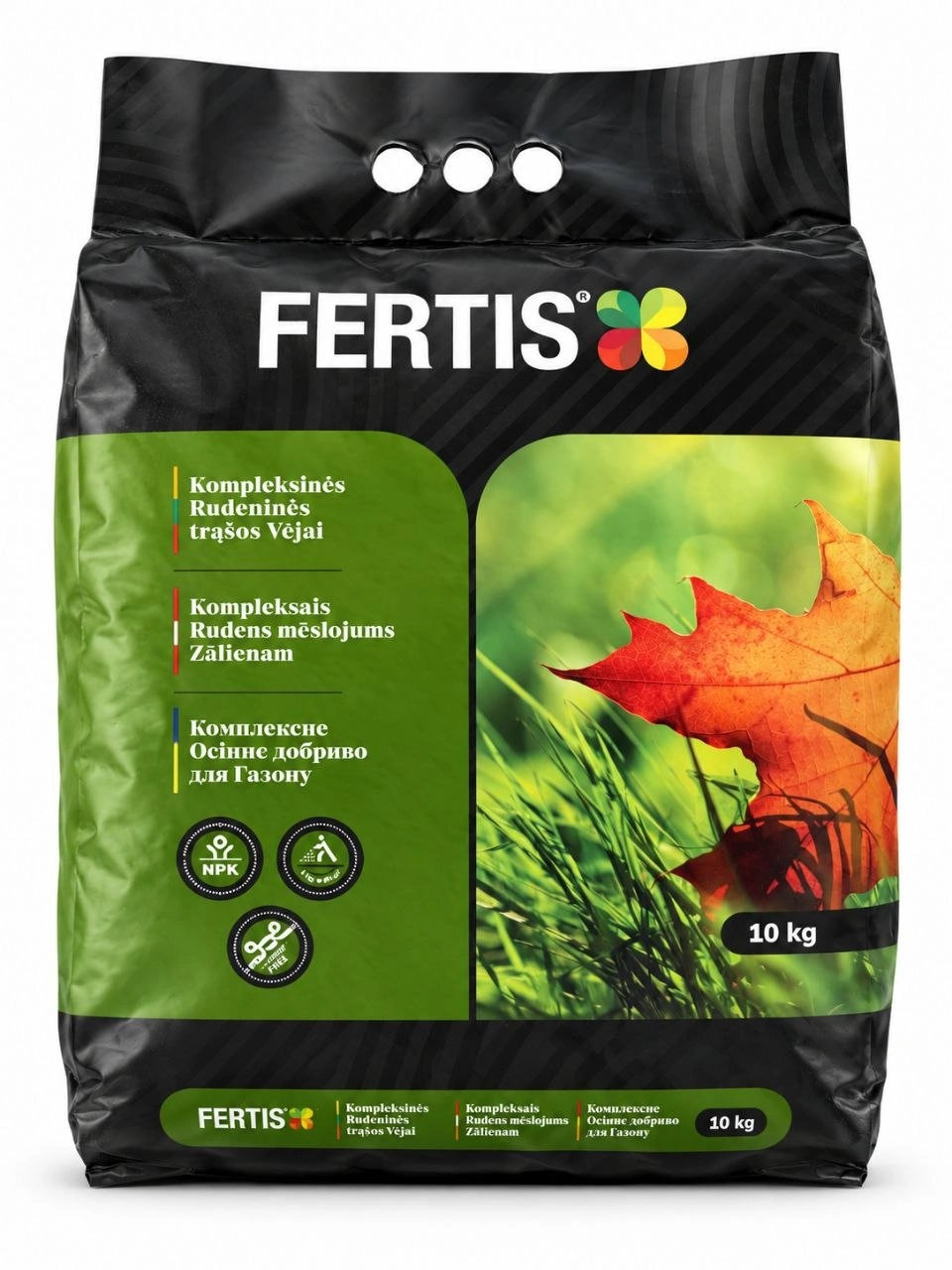 Комплексне мінеральне добриво для газону Fertis Осінь NPK 5.15.30, 10 кг