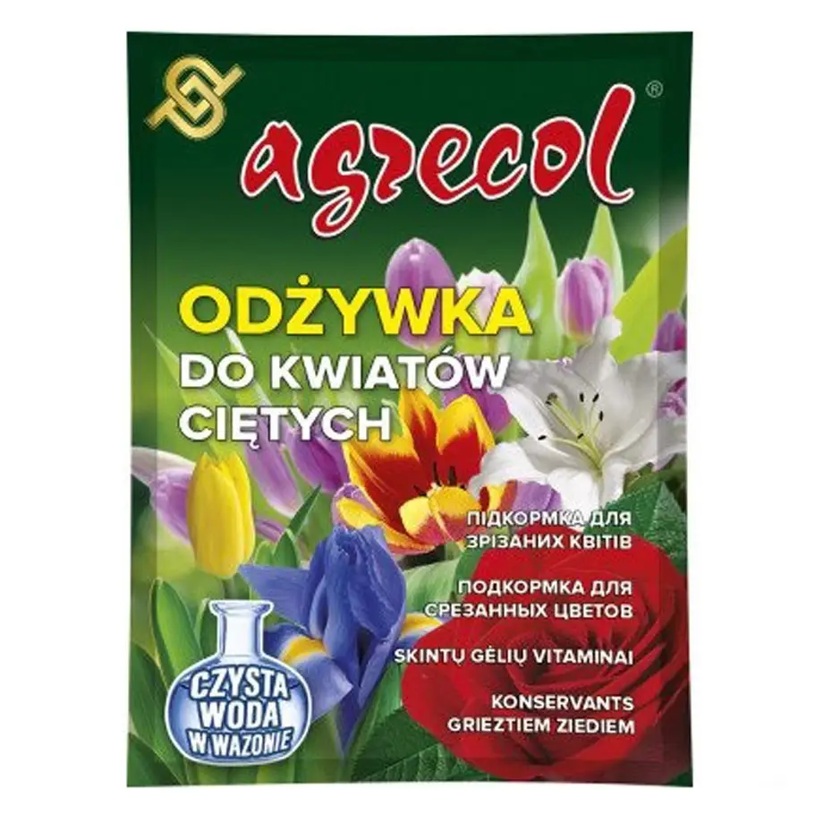 Саше підживка для зрізаних квітів, 5г, Agrecol, 420 1