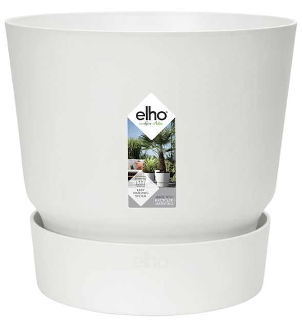Горшок Elho Greenville Round, 47 см, белый (332280) 2