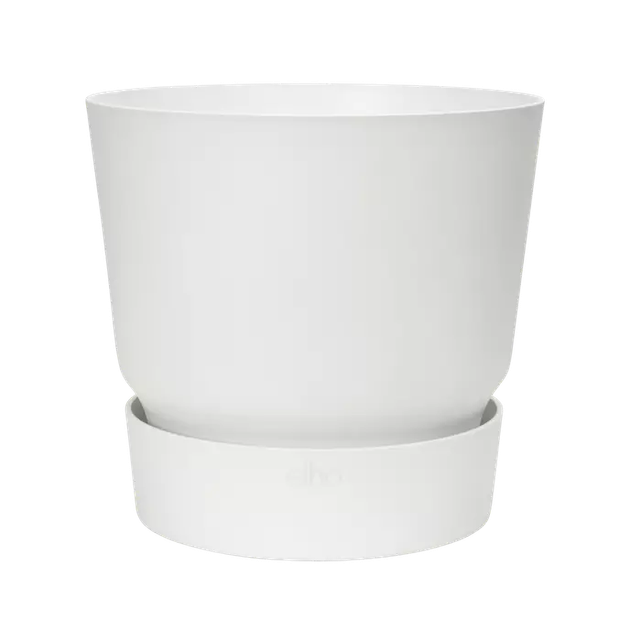Горшок Elho Greenville Round, 25 см, белый (332235)