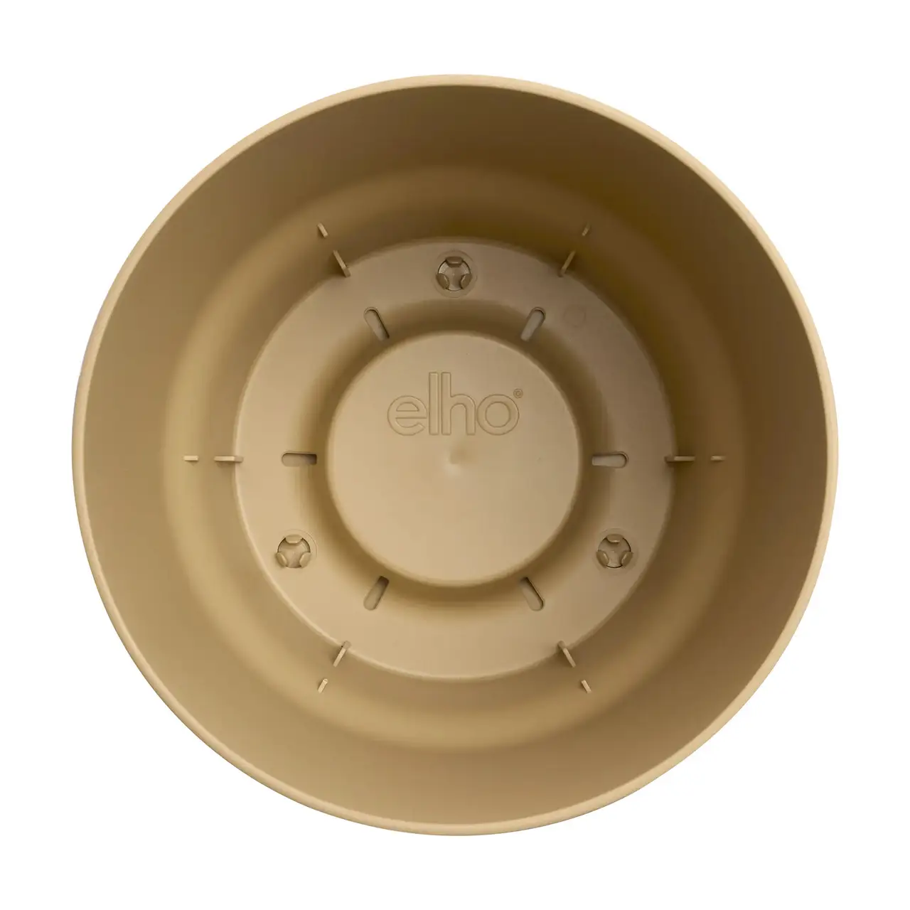 Горшок Elho Greenville Round, 20 см, бежевый (537814) 2