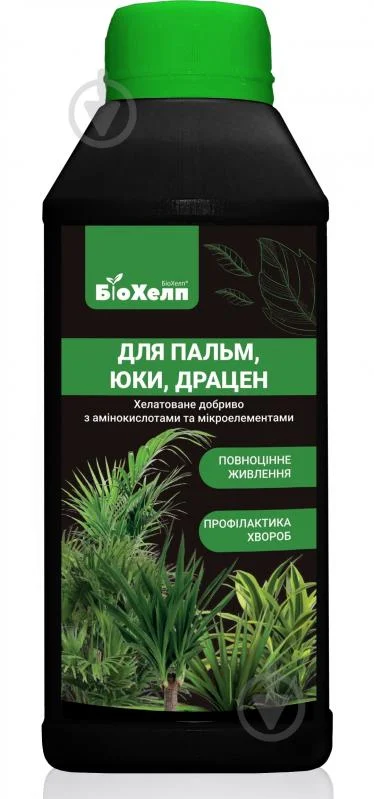 БІОХЕЛП добриво для пальм, юк, драцен, 500 мл