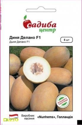 Насіння дині Делано F1, 5шт, Nunhems Zaden, Голландія, насіння Садиба Центр