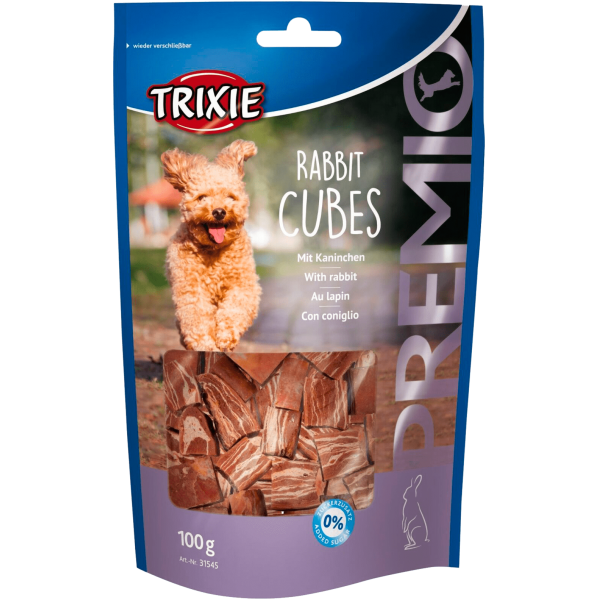 31545 Тріксі Ласощі д / соб. PREMIO Rabbit Cubes кролик 100гр 1