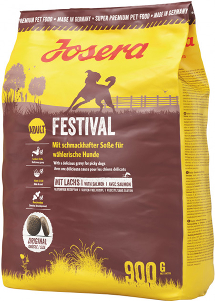 Корм для собак Йозера фестеваль 900 м