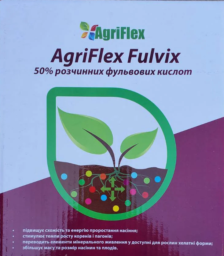 Биостимулятор роста Fulvix (Фулвикс) AgriFlex, 1 кг  