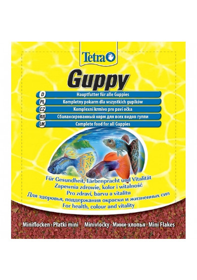 Тетра Мін корм для гуппі, 12 г, 193741 1