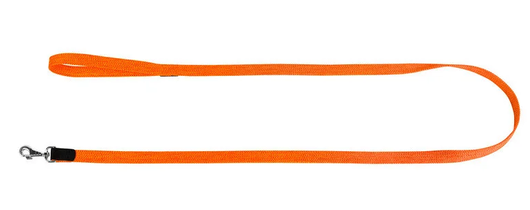 Повідець з бавовняної стрічки COLLAR, кольоровий, шир. 35мм, дл. 200см, помаранчевий, 03444 2