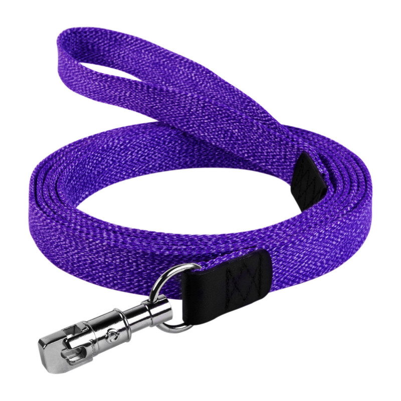 Повідець з бавовняної стрічки COLLAR, кольоровий, шир. 20мм, дл. 200см, фіолетовий, 03409 1