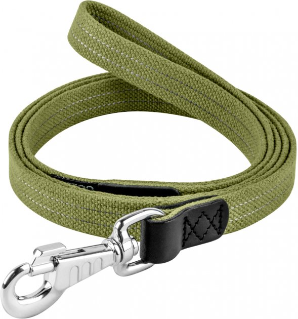 Поводок из х/б ленты Collar, 20 мм/500 см, зеленый (0499) 1