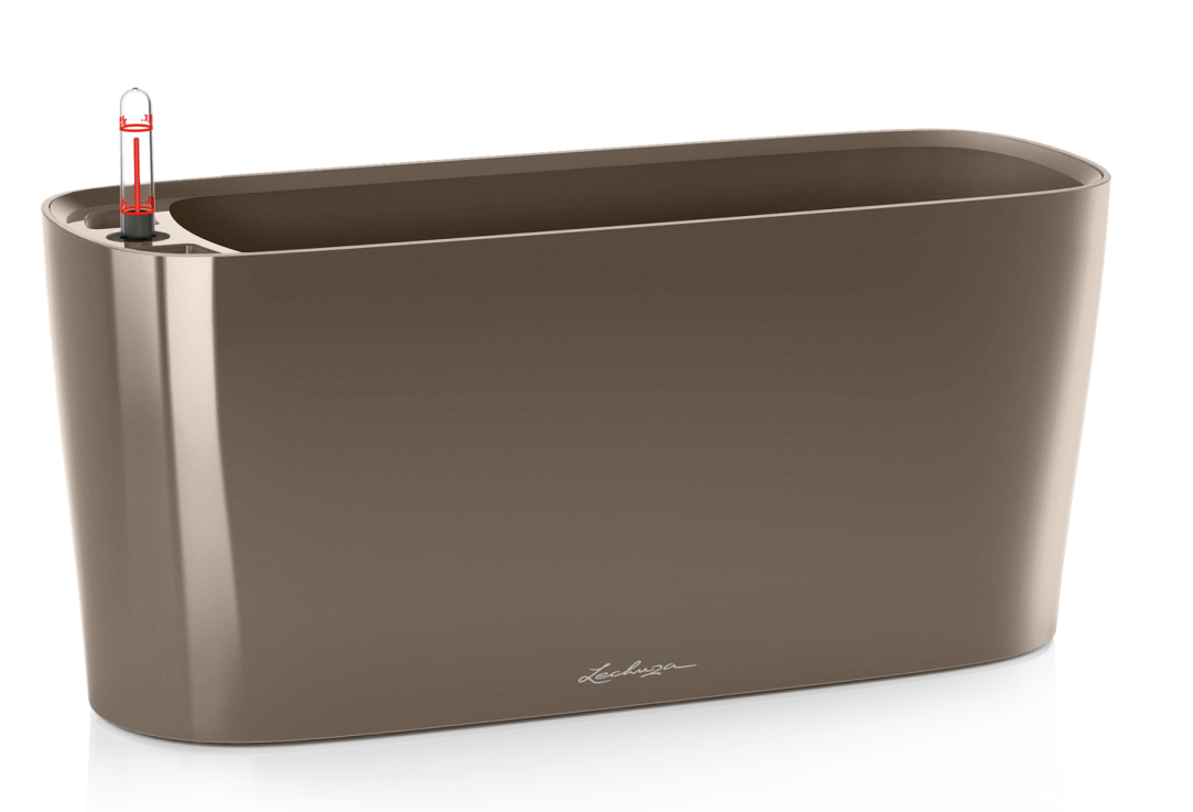 Розумний горщик Lechuza DELTA 20 сіро-коричневий, 40x17x18 см (15566)