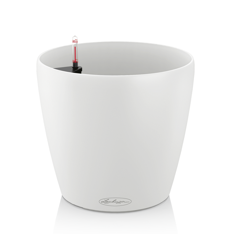 Розумний горщик Lechuza Classico Color 35 білий, 35х33 см (13210) 1
