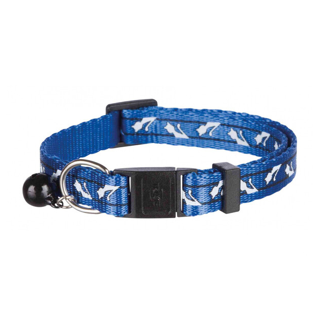 Нашийник для котів Trixie нейлон з малюнком і дзвіночком (4146) 1