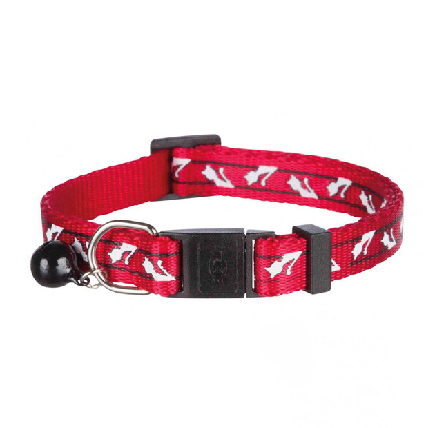 Нашийник для котів Trixie нейлон з малюнком і дзвіночком (4146) 2