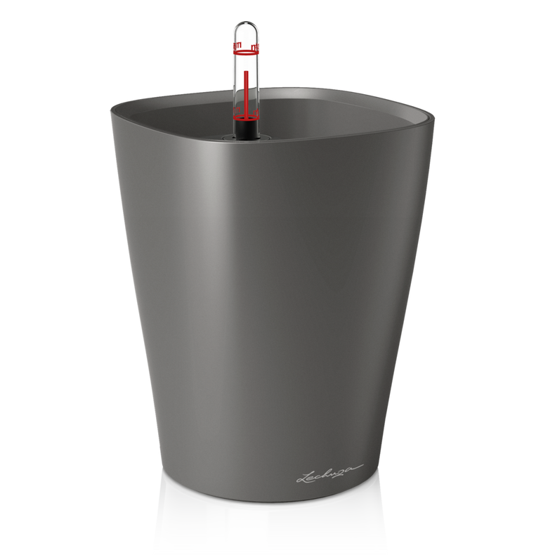 Розумний горщик Lechuza Deltini антрацит, 15x15x19 см (14903) 1