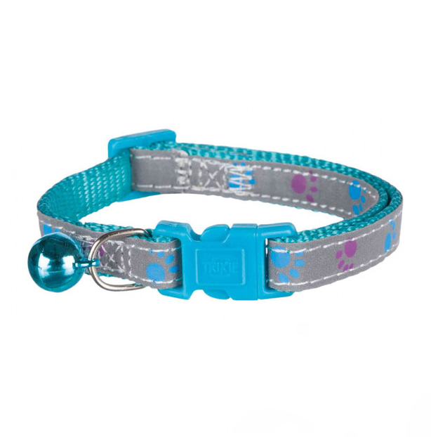 Нашийник для кішок Trixie світловідбиваючий з лапками (41871) 2