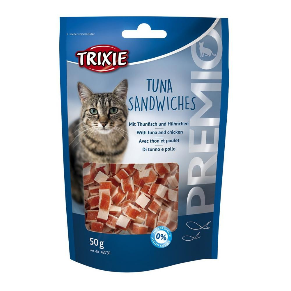 Ласощі для кішок Trixie Premio Tuna Sandwiches тунець, 50 г (42731)