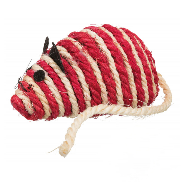 Іграшка для кота Trixie Миша-сизаль 10 см (4074) 3