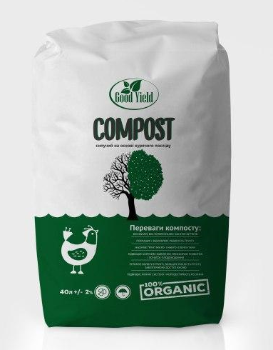 Органічне добриво ТМ Good Yield гуміфікований компост, 40 л 1