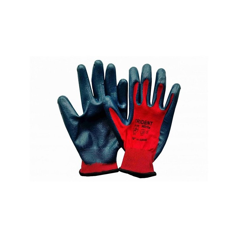 Рукавички трикотажні Trident покриття нитрил, ТМ Virok (83V012)