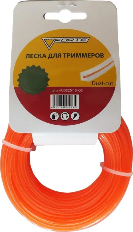 Волосінь для мотокос Forte 3 мм*12 м (40093) 1