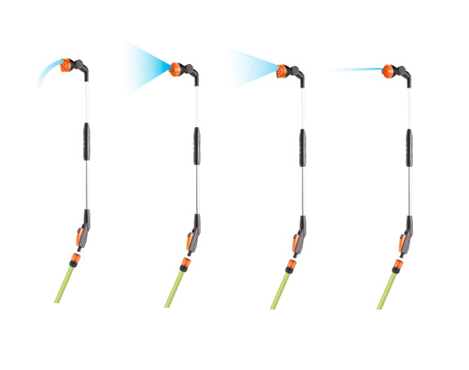 Телескопическая насадка-распылитель Claber 9086 Elagant с поворотным коленом (82167) 4