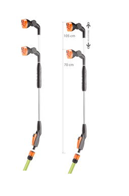 Телескопическая насадка-распылитель Claber 9086 Elagant с поворотным коленом (82167) 5