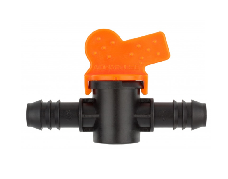Кран прохідний Aquapulse для крапельної трубки 16 мм (AD 6101)