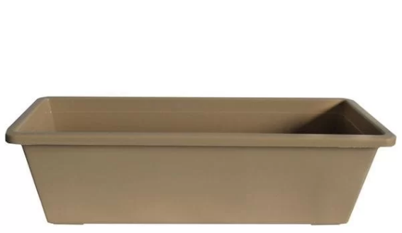 Горшок балконный MM-plast 60 см бежевый (В60/5) 1