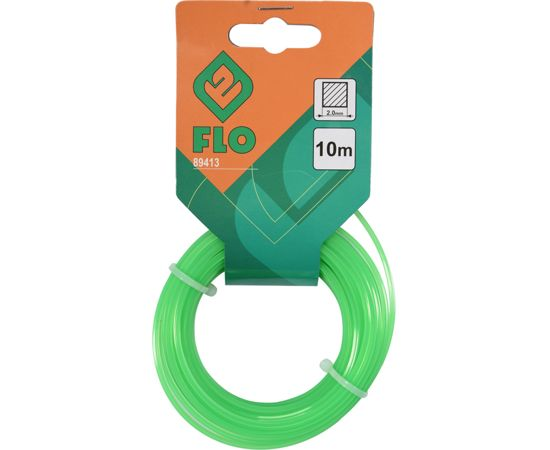 Леска для триммера FLO 2.0 мм*10 м, квадрат (89413)