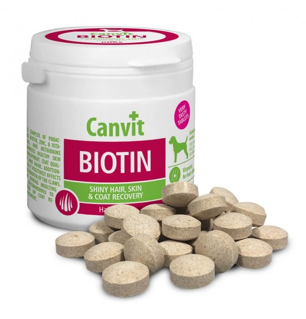 Вітамінно-мінеральний комплекс Canvit Biotin для собак, 100 г