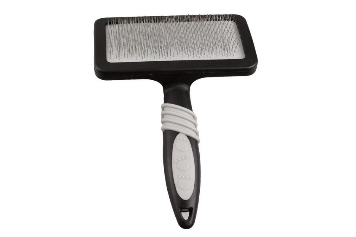 Слікер-пуходерка Flamingo GrooME Slicker Brush для собак, 15х10х3.5 см