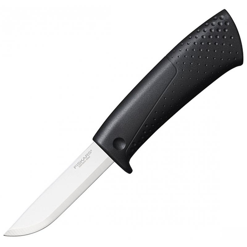 Строительный нож Fiskars с точилом, в чехле (156016/1023617) 1