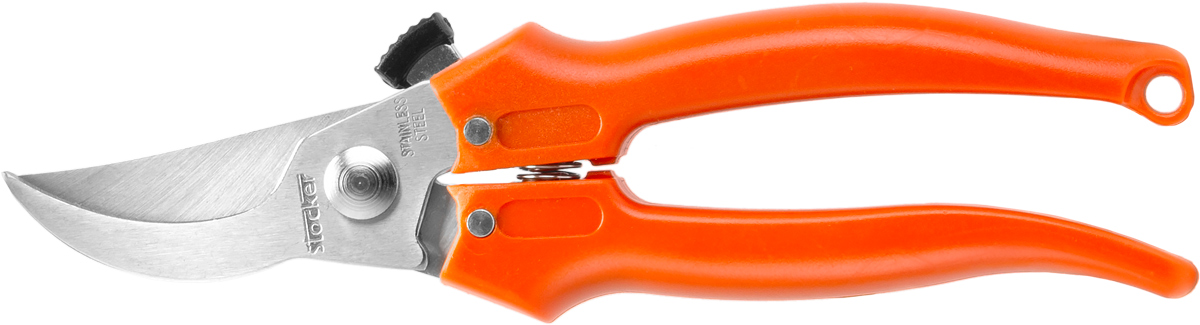 Садовий секатор Stocker Inox 19 з вигнутими лезами (332)