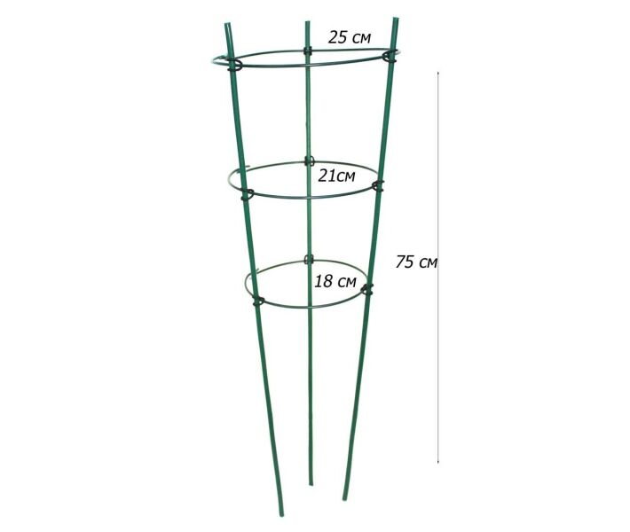 Поддержка Elsa для растений 3 кольца 75 см (IFR-75) 3