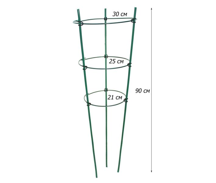 Підтримка Elsa для рослин 3 кільця 90 см (IFR-90) 3