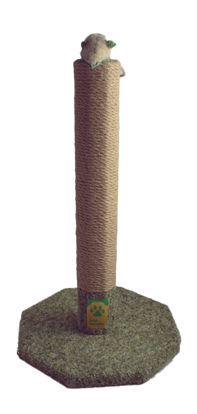 Кігтеточка для кішок LapLandia Пілон c мишкою 320х320х530 мм (709022)