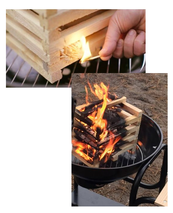 Деревне вугілля Fun Grill в брикетах (комплект з роспалом), 2,5 кг 5