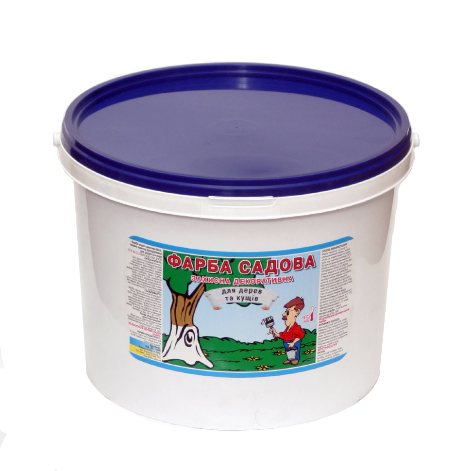 Краска садовая побелочная Юнифарб, 4 кг