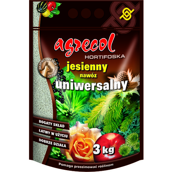 Комплексное удобрение универсальное Agrecol Осень NPK 0.13.27, 3 кг (631) 1