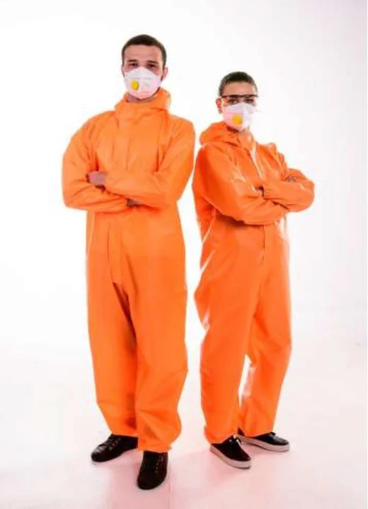 Комбинезон многоразовый Leto, оранжевый, плотность-55 г/м2, XXL 3